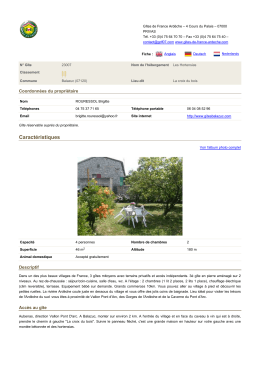 fiche descriptive 23007