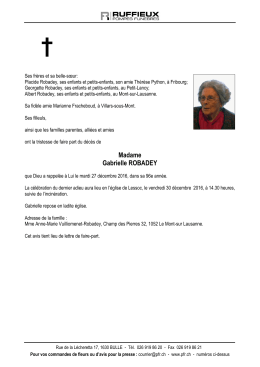 pompes funebres ruffieux bulle tel 026 919