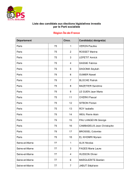 T&eacute;l&eacute;charger la liste des candidats investis en r&eacute;gion