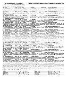 C2 - PRIX DE SAINTE-MARIE-DU-MONT - Vendredi 30