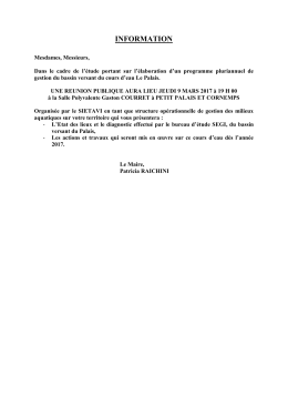 information - PETIT-PALAIS ET CORNEMPS