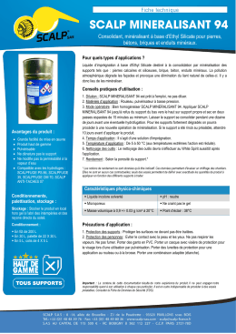 scalp mineralisant 94 ft