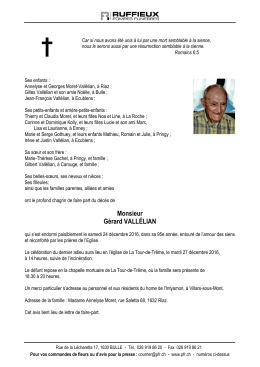 G&eacute;rard VALLELIAN