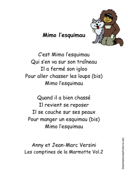 Mimo l`esquimau - Dessine