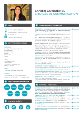 charg&eacute;e de communication