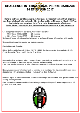 challenge international pierre cahuzac 24 et 25 juin 2017