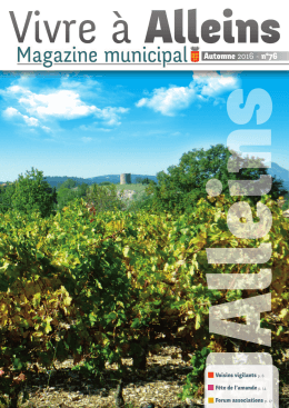 Vie associative - Ville d`Alleins