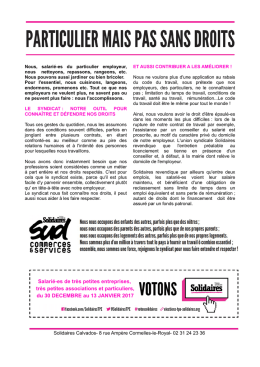 Télécharger le tract employé-es de particulier ici.