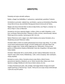 aristotel - Predavanja.com