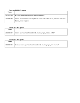 Vankongresni program