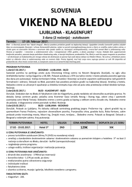 vikend na bledu