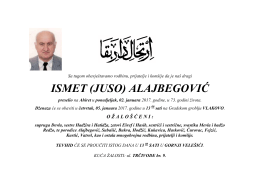 ISMET (JUSO) ALAJBEGOVIĆ