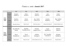 Janu&aacute;r 2017 - farnosttorysa.sk