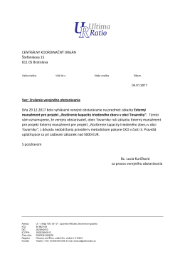 05.01.2017_Zrušenie VO Externý manažment pre projekt