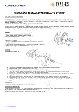 Návod - IVAR CS
