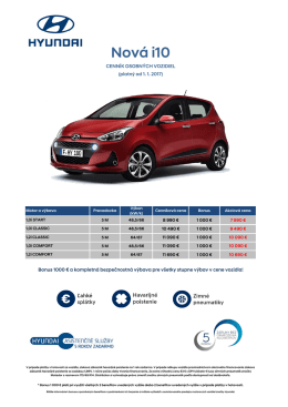 Nov&aacute; i10 - Hyundai