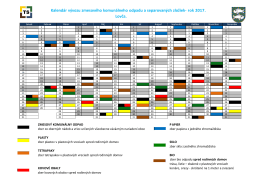 Kalendár vývozu zmesového komunálneho odpadu a