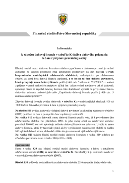 Finančn&eacute; riaditeľstvo Slovenskej republiky