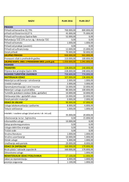 Financijski plan 2017.