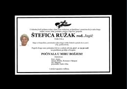&Scaron;tefica Ružak