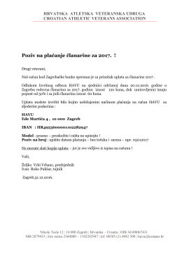 Članarina 2017
