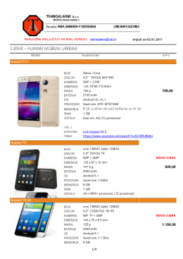 HUAWEI &ndash; mobilni uređaji