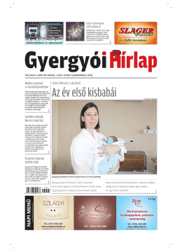 Az &eacute;v első kisbab&aacute;i