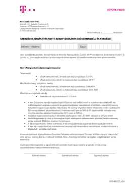 szerződ&eacute;s-kieg&eacute;sz&iacute;t&eacute;s next s aranyt&aacute;rsk&aacute;rtya