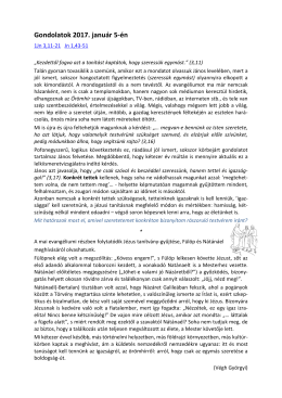 Gondolatok 2017. janu&aacute;r 5-&eacute;n