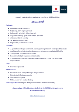 Beszerző &ndash; Esztergom