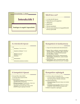 Interakci&oacute;k I