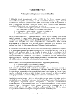 T&aacute;j&eacute;koztat&oacute;(9) &ndash; T&aacute;mogatott ingatlan &aacute;rver&eacute;sen