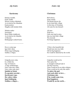 Ady Endre Endre Ady Kar&aacute;csony Christmas