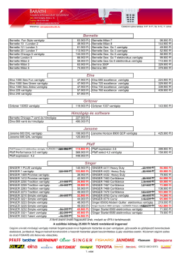 Varr&oacute;g&eacute;p &aacute;rlista