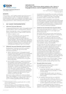 AD&Oacute;T&Aacute;J&Eacute;KOZTAT&Oacute; A 2017. janu&aacute;r 1-j&eacute;től &eacute;rv&eacute;nyes