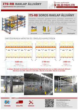 its-rb &aacute;rlista - Polcrendszerek.hu