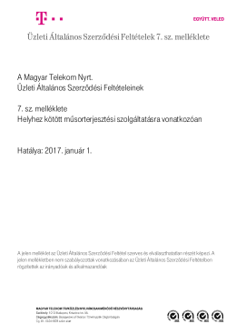 &Uuml;zleti &Aacute;SZF 7. sz. mell&eacute;klet