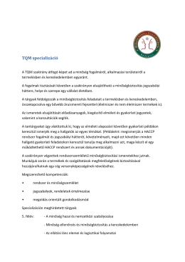 TQM specializáció
