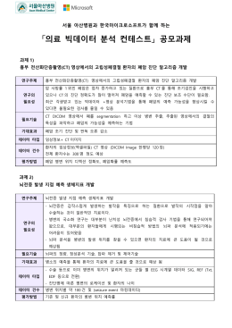 AMC 빅데이터센터공모전_과제주제상세(5개)