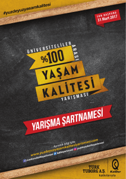 Yarışma Şartnamesi