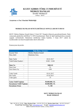 kuzey kıbrıs türk cumhuriyeti merkez bankası