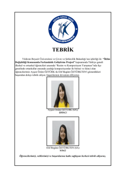 tebrik - kozankoleji .k12.tr