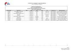 FATİH SULTAN MEHMET VAKIF &Uuml;NİVERSİTESİ