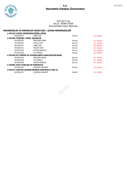 Proliz - Necmettin Erbakan Üniversitesi