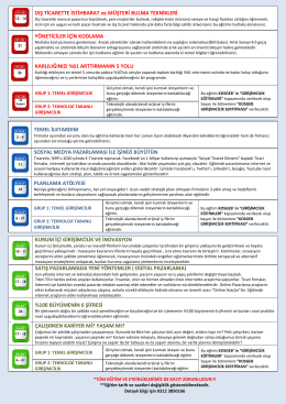 OODEM Eğitim Takvimi