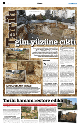 Tarihi hamam restore edildi