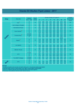 Genel İngilizce - istanbul yurtdışı eğitim danışmanlığı