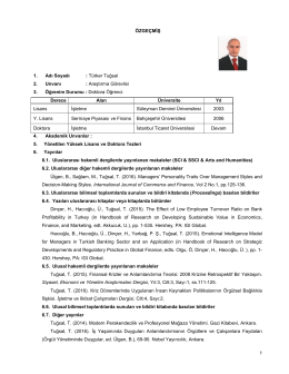 yükseköğretim kurulu - Beykent Üniversitesi