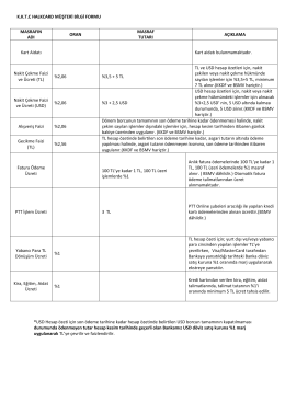 K.K.T.C._HalkCard Müşteri Bilgilendirme Formu 01.01.2017