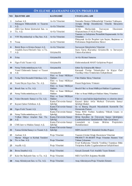 &ouml;n değerlendirme sonu&ccedil;ları